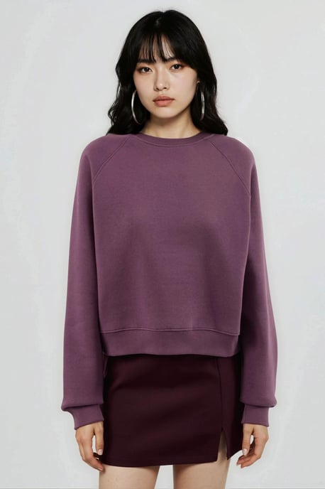 Ronde Hals Langemouwen Gebreid Sweatshirt - Image 6