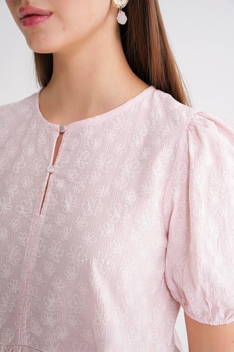 Rimpelige Coltrui Blouse - Image 5