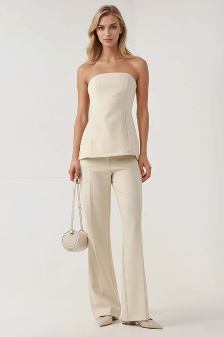 Strapless Aansluitende Lange Top - Image 2