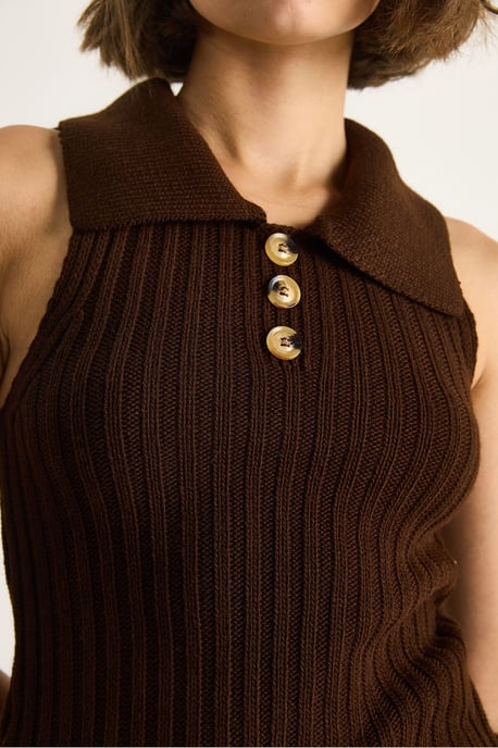 Gebreide Blouse met Knopenluiting - Image 5