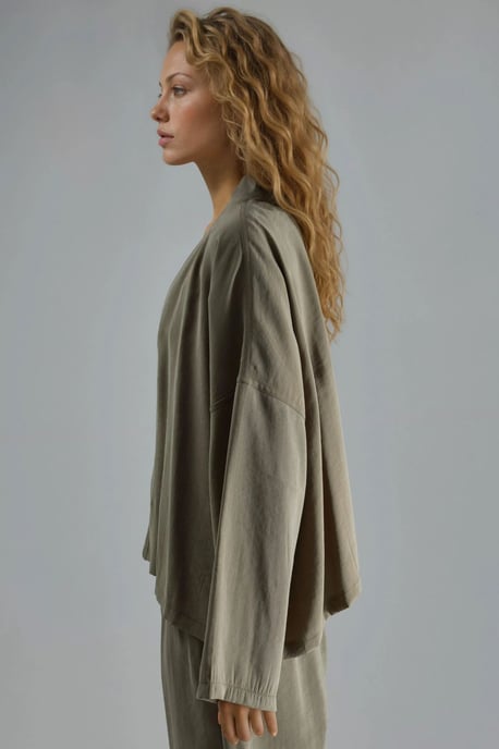 Lange Mouw Losse Pasvorm Kimono - Image 4