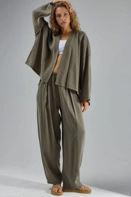 Lange Mouw Losse Pasvorm Kimono - Image 5
