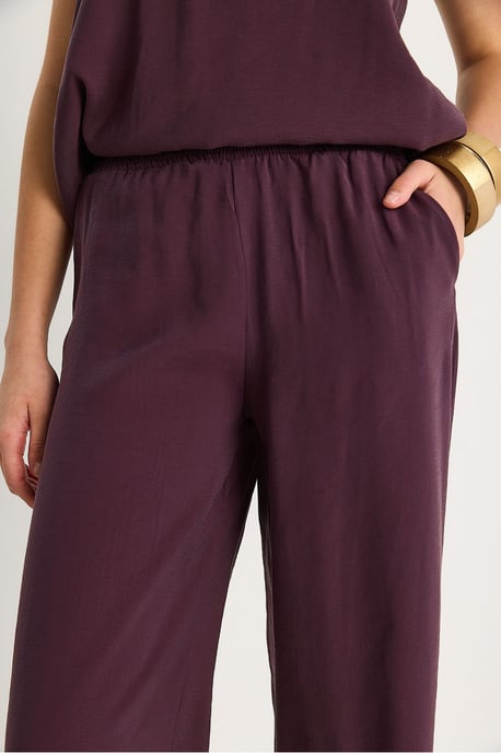 V-hals Katoenen Blouse-Broek Twee-Piece Set - Image 6