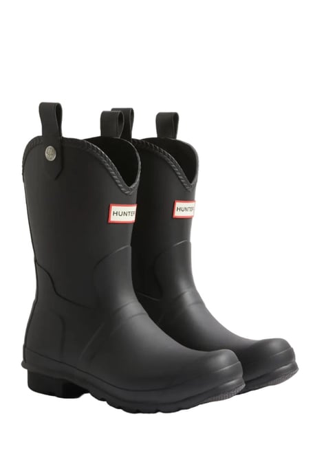 Hunter Original Cowboy Rubberen Zwarte Gummlaarzen Voor Dames - Image 1