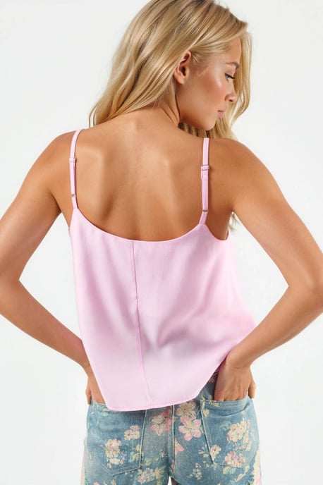 Vierkante Hals Crop Top - Image 4