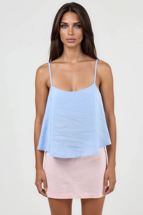 Vierkante Hals Crop Top - Image 6