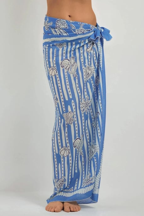 Geprinte Strand Maxi Cover-Up - Image 1