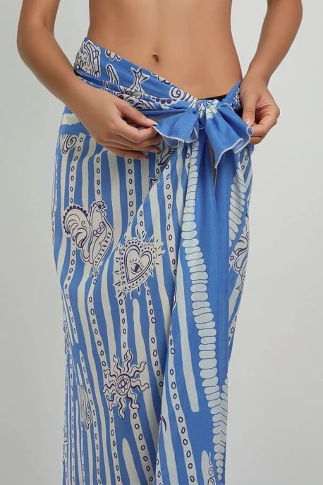 Geprinte Strand Maxi Cover-Up - Image 3