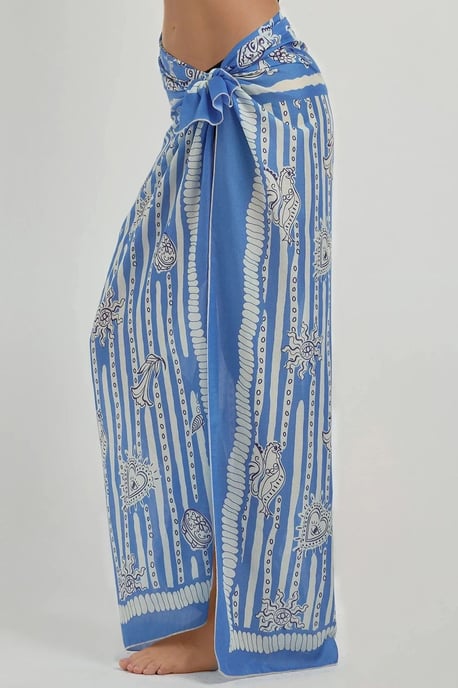 Geprinte Strand Maxi Cover-Up - Image 4