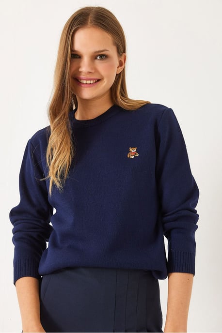 Geborduurd Crew Neck Trui - Image 2