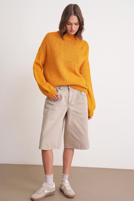 Ontspannen Pas Crew Neck Dikke Brei Trui - Image 2