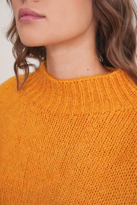 Ontspannen Pas Crew Neck Dikke Brei Trui - Image 4