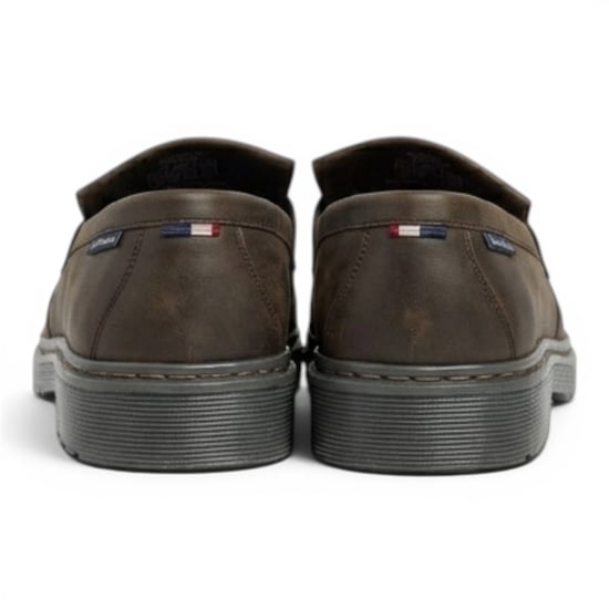 Ben Sherman heren loafers van bruin leer met kwastjes - Dudley - Image 6