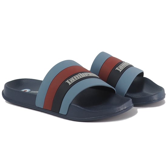 Lambretta Prince Heren Blauwe Slippers - Image 1
