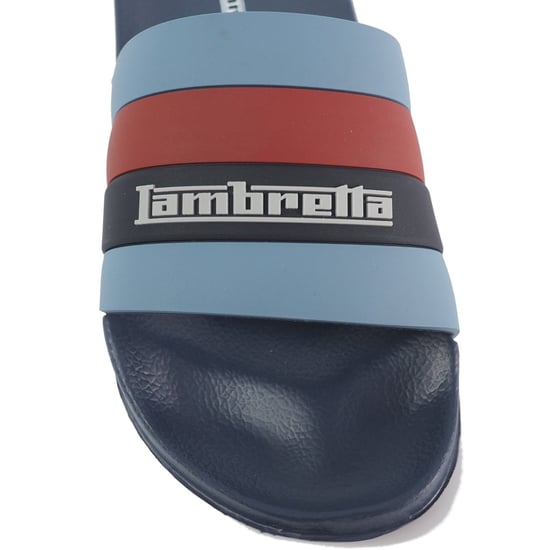 Lambretta Prince Heren Blauwe Slippers - Image 4