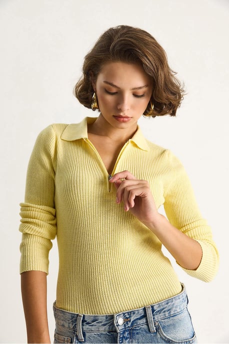 Sweater met Ritssluiting kraag - Image 4