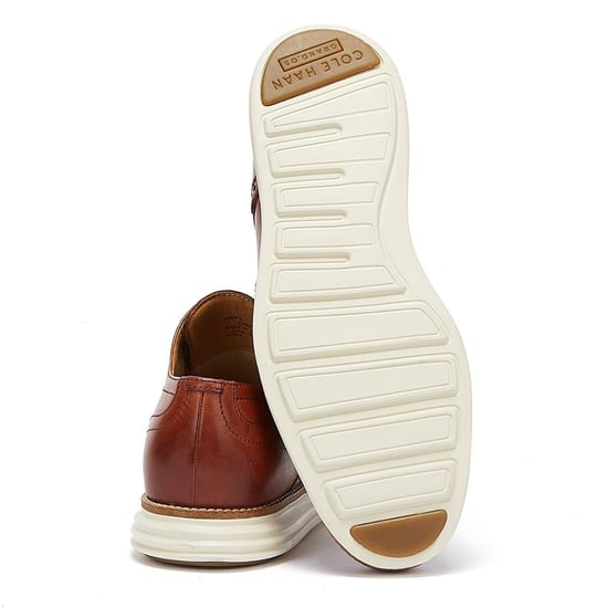 Cole Haan ØriginalGrand Shortwing Oxford Heren Bruin/Wit Brogues - Image 4