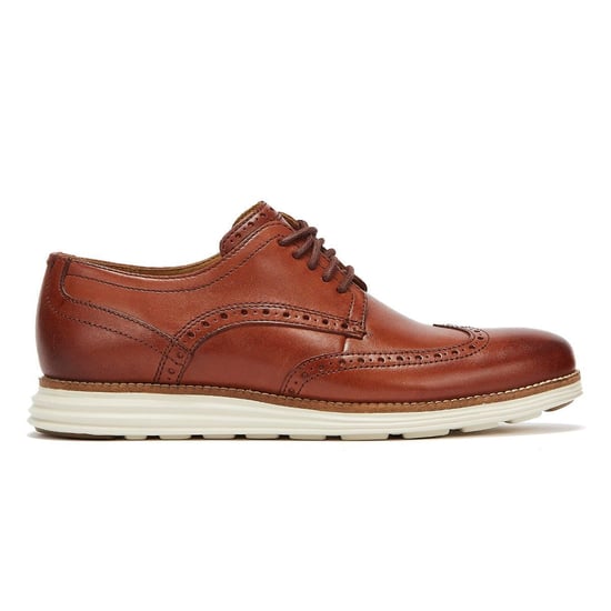 Cole Haan ØriginalGrand Shortwing Oxford Heren Bruin/Wit Brogues - Image 5