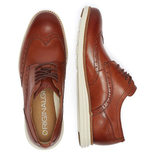 Cole Haan ØriginalGrand Shortwing Oxford Heren Bruin/Wit Brogues - Image 6