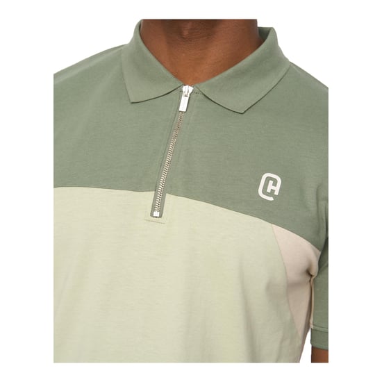 Crosshatch Heren Castlebay Poloshirt (Licht Olijf) - Image 3