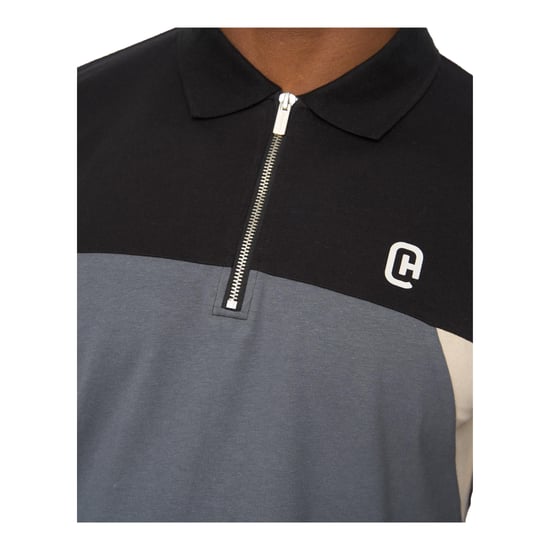 Crosshatch Heren Castlebay Polo Shirt (Slate) - Image 2