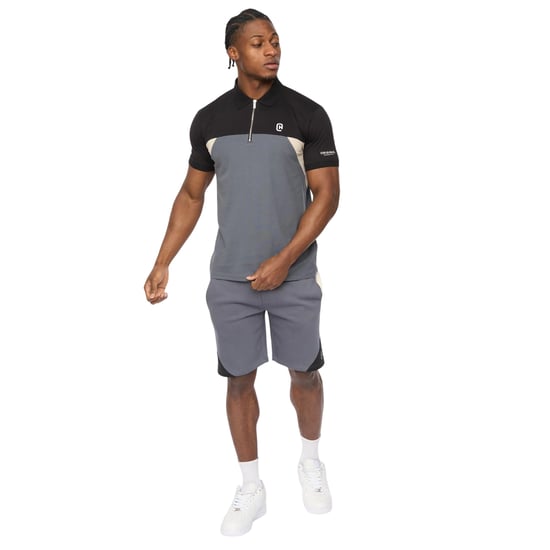 Crosshatch Heren Castlebay Polo Shirt (Slate) - Image 3