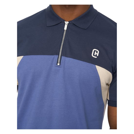 Crosshatch Heren Castlebay Polo Shirt (Blauw) - Image 3