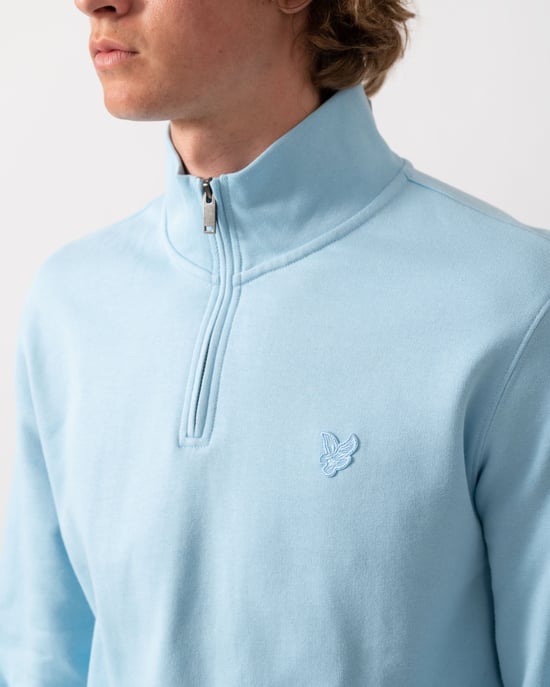 Kwartas Sweatshirt in Lichtblauw - Image 4
