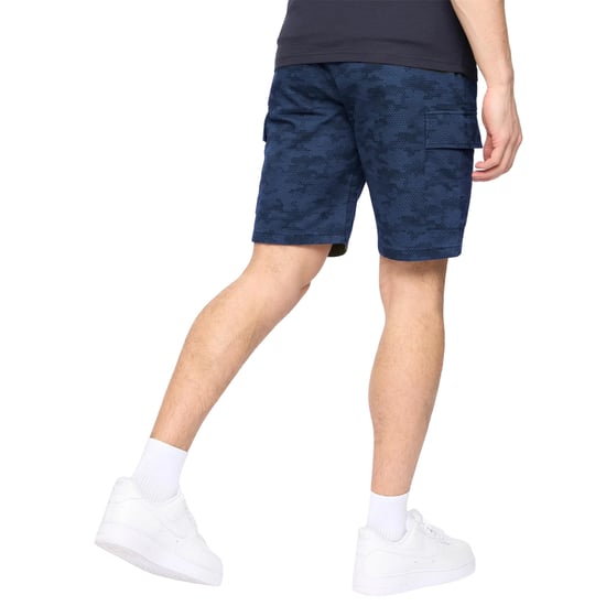 Crosshatch Heren Janscore Elastische Taille Cargo Korte Broek (Marine) - Image 2