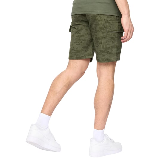 Crosshatch Heren Janscore Elastische Taille Cargo Korte Broek (Diepe olijf) - Image 2