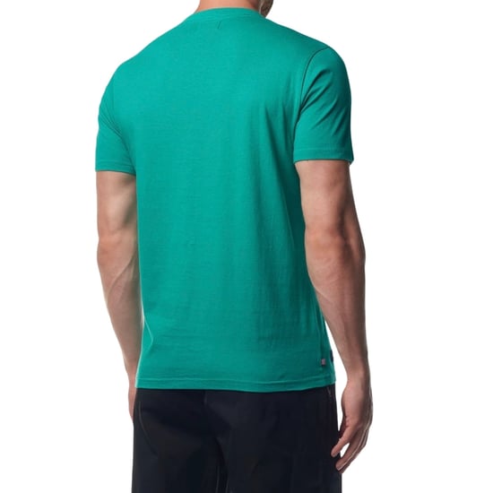 Aquascutum Active Beach Basic T-shirt Met Groot Logo In Groen - Image 4