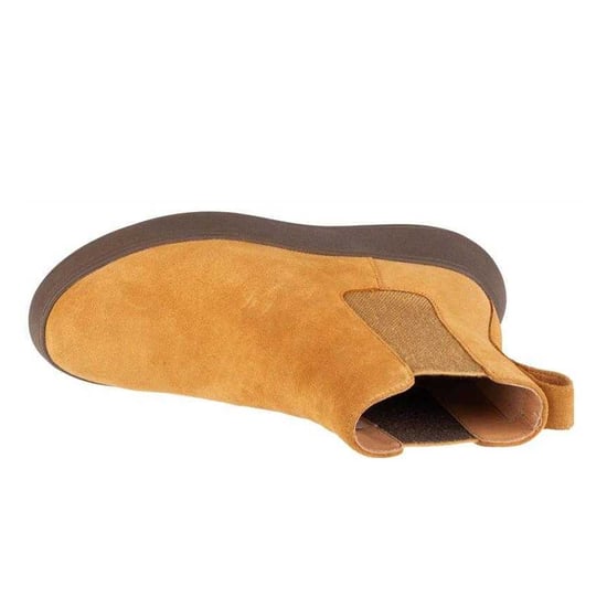 Fit Flop Dames/Dames F-Mode Leren Enkellaarsjes (Bruin) - Image 3