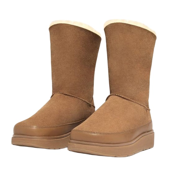 Fit Flop Dames/Dames Gen-FF Korte Shearling Dubbelzijdige Sneeuwlaarzen (Bruin) - Image 1