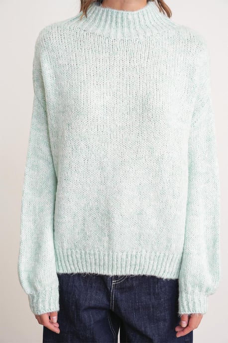 Relaxed Fit Crew Neck Dikke Gebreide Trui - Image 4