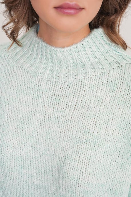 Relaxed Fit Crew Neck Dikke Gebreide Trui - Image 5