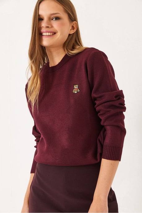 Geborduurd Crewneck Trui - Image 4