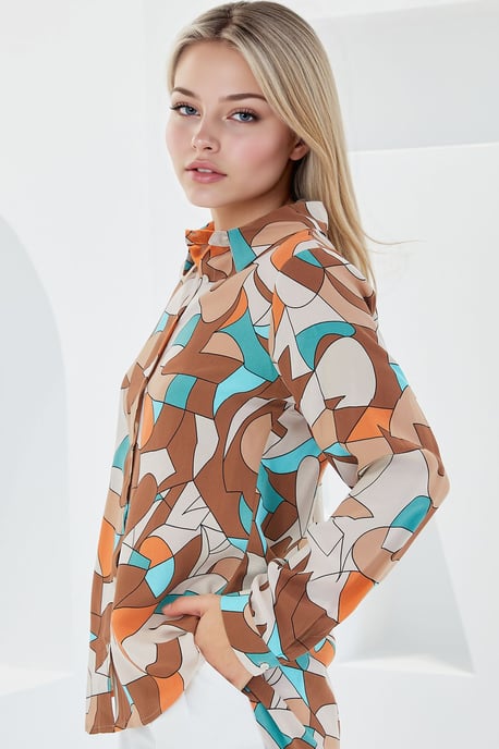 Gestreepte Lange Mouwen Shirt - Image 3