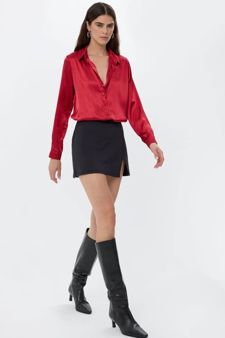 Satin Klassiek Shirt - Image 4