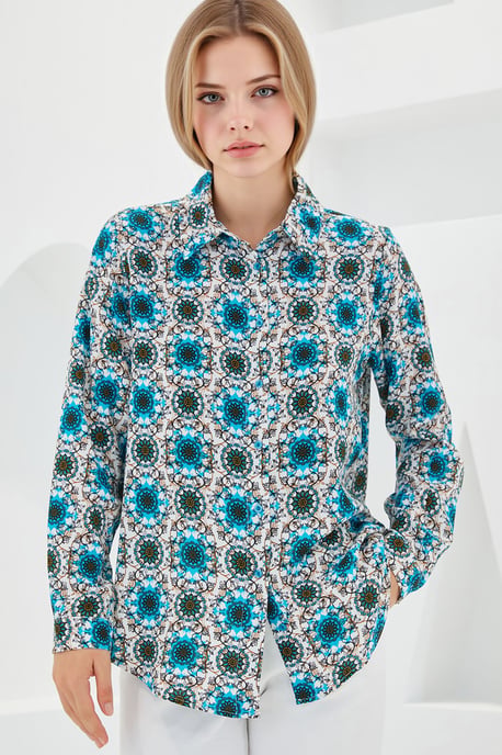 Gestreepte Lange Mouwen Shirt - Image 1