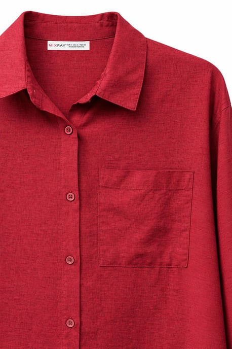 Oversized Linnenmix Blouse - Image 2