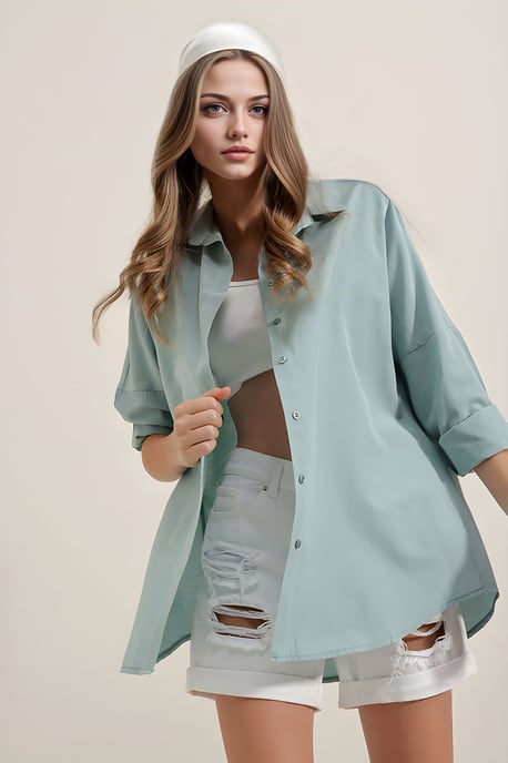 Oversized Poplin 2-Pack Shirt - Image 2
