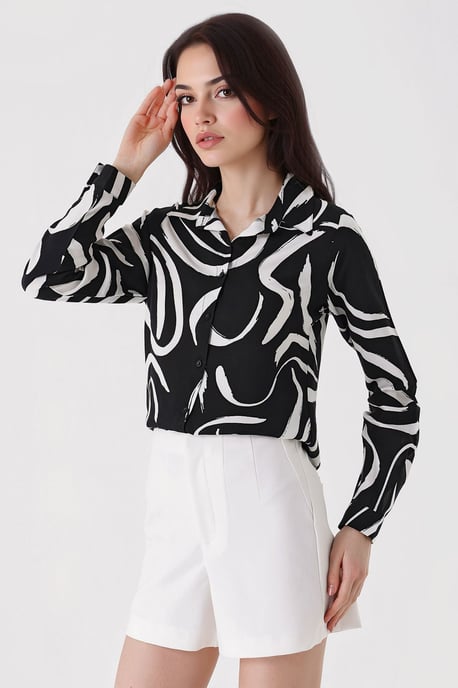 Gestreepte Lange Mouwen Shirt - Image 2
