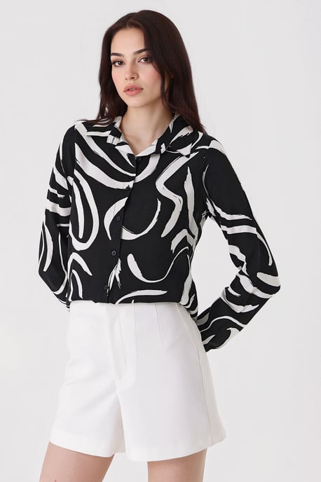 Gestreepte Lange Mouwen Shirt - Image 4