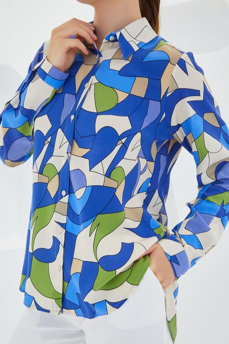 Gestreepte Lange Mouwen Shirt - Image 4