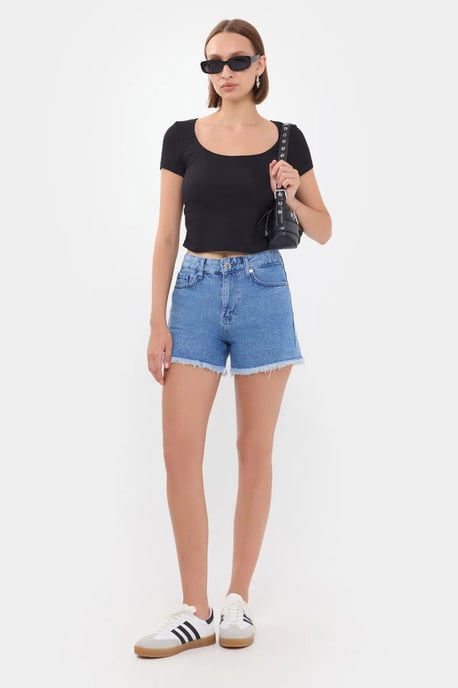 Scoop Nek Crop Top - Image 2