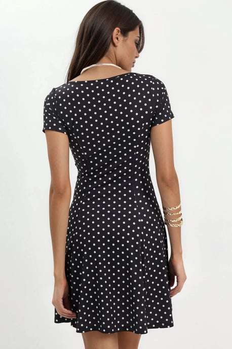 Gestippeld Sandy Mini Jurk - Image 3