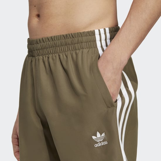 Men's adidas Originals Adicolor 3-Stripes Swim Shorts in olive - Image 4