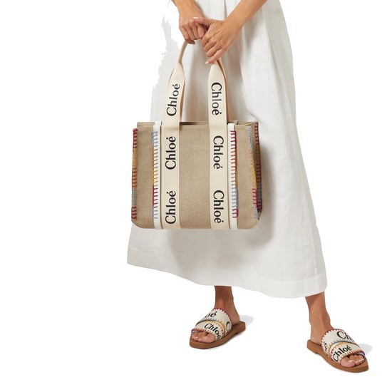 Chloé Woody Medium Tote Tas - Image 5