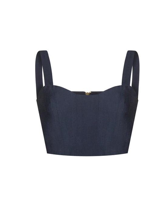 BENU marineblauwe dames top - Image 3