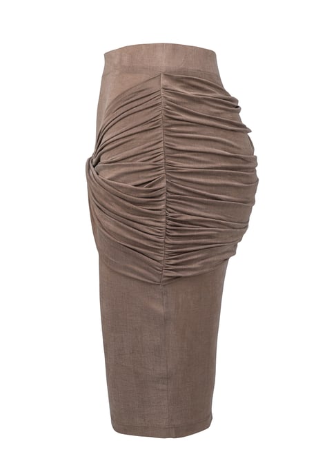 BENU mokka cupro dames rok - Image 6